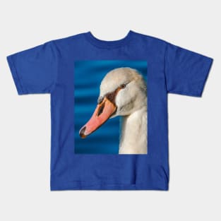 Beautiful Mute Swan Portrait Kids T-Shirt